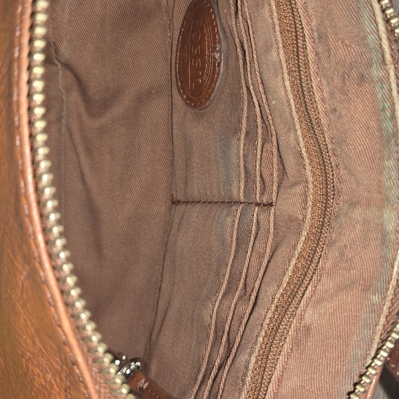 Fossil Leather Purse Crossbody Adjustable Strap - Picture 16 of 16